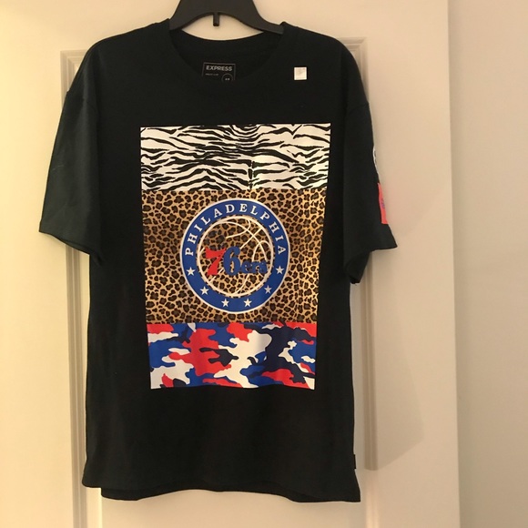 Express Other - EXPRESS mens Philadelphia 76ers shirt